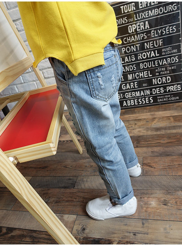 New Boys Ripped Trousers