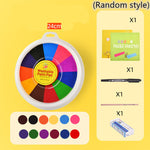 New Hot Selling Kindergarten Finger Print Mud Non-toxic Washable Pigment - Cindi Book