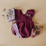 Cotton And Linen Romper Baby Sling Bag Fart Romper - Cindi Book