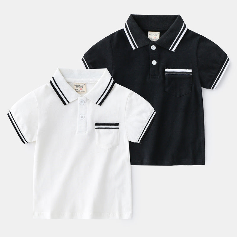 Boys T-Shirt Summer Polo Shirt