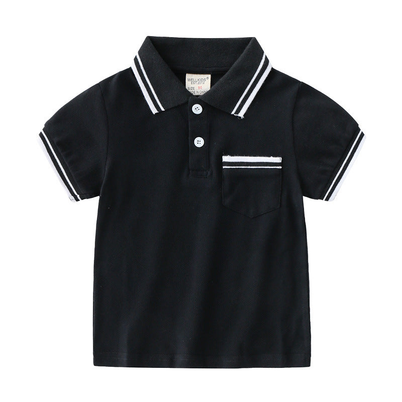 Boys T-Shirt Summer Polo Shirt