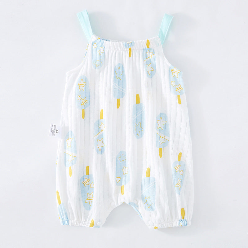 Baby Sling Bag Fart Clothing Baby Sleeveless One-piece - Cindi Book