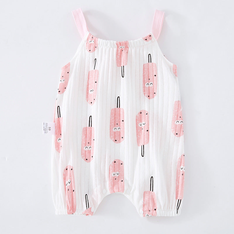 Baby Sling Bag Fart Clothing Baby Sleeveless One-piece - Cindi Book