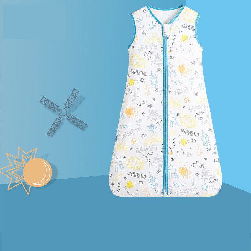 Baby Vest Pajamas Sleeveless Baby Kick-Proof Children Sleeping Bag