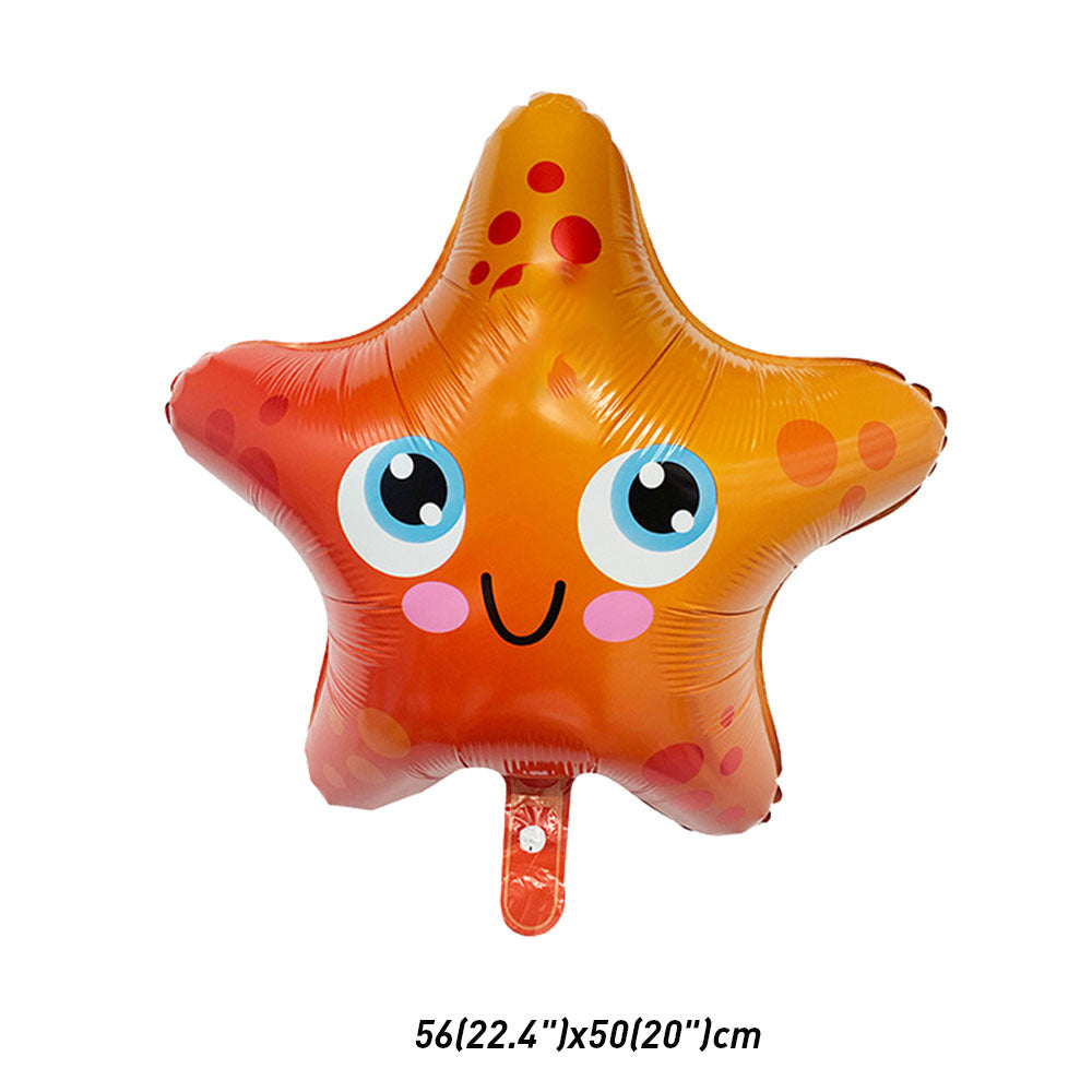 Underwater World Theme Balloon Set Octopus - Cindi Book