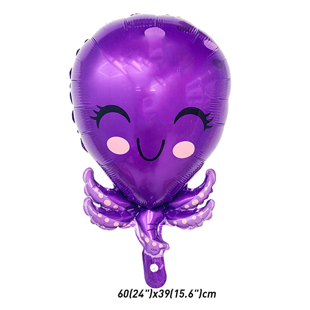 Underwater World Theme Balloon Set Octopus - Cindi Book