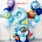 Underwater World Theme Balloon Set Octopus - Cindi Book
