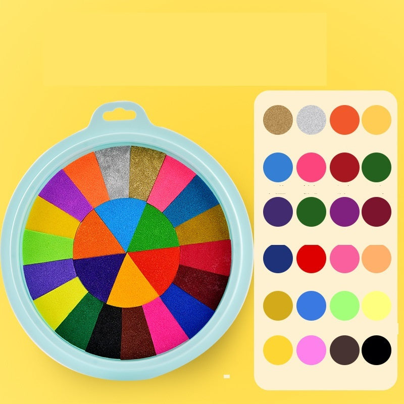 New Hot Selling Kindergarten Finger Print Mud Non-toxic Washable Pigment - Cindi Book