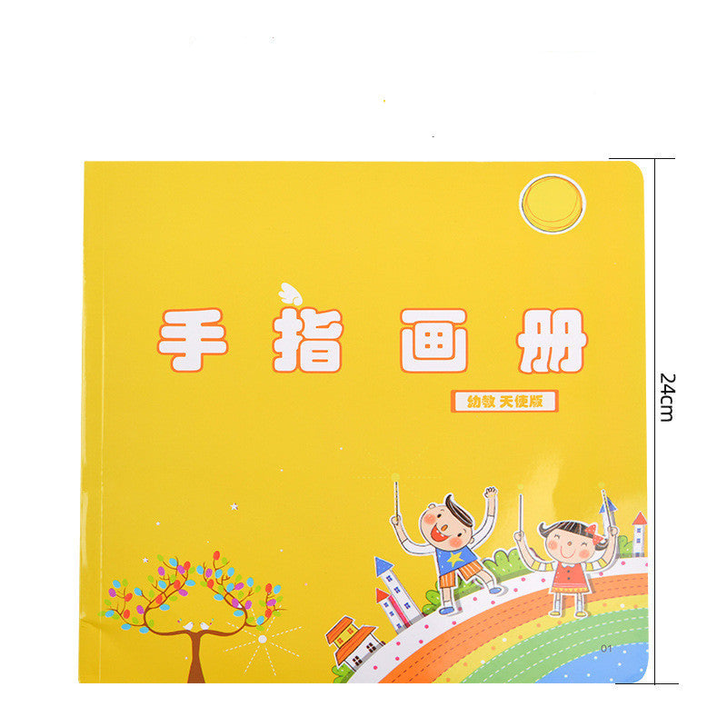 New Hot Selling Kindergarten Finger Print Mud Non-toxic Washable Pigment - Cindi Book