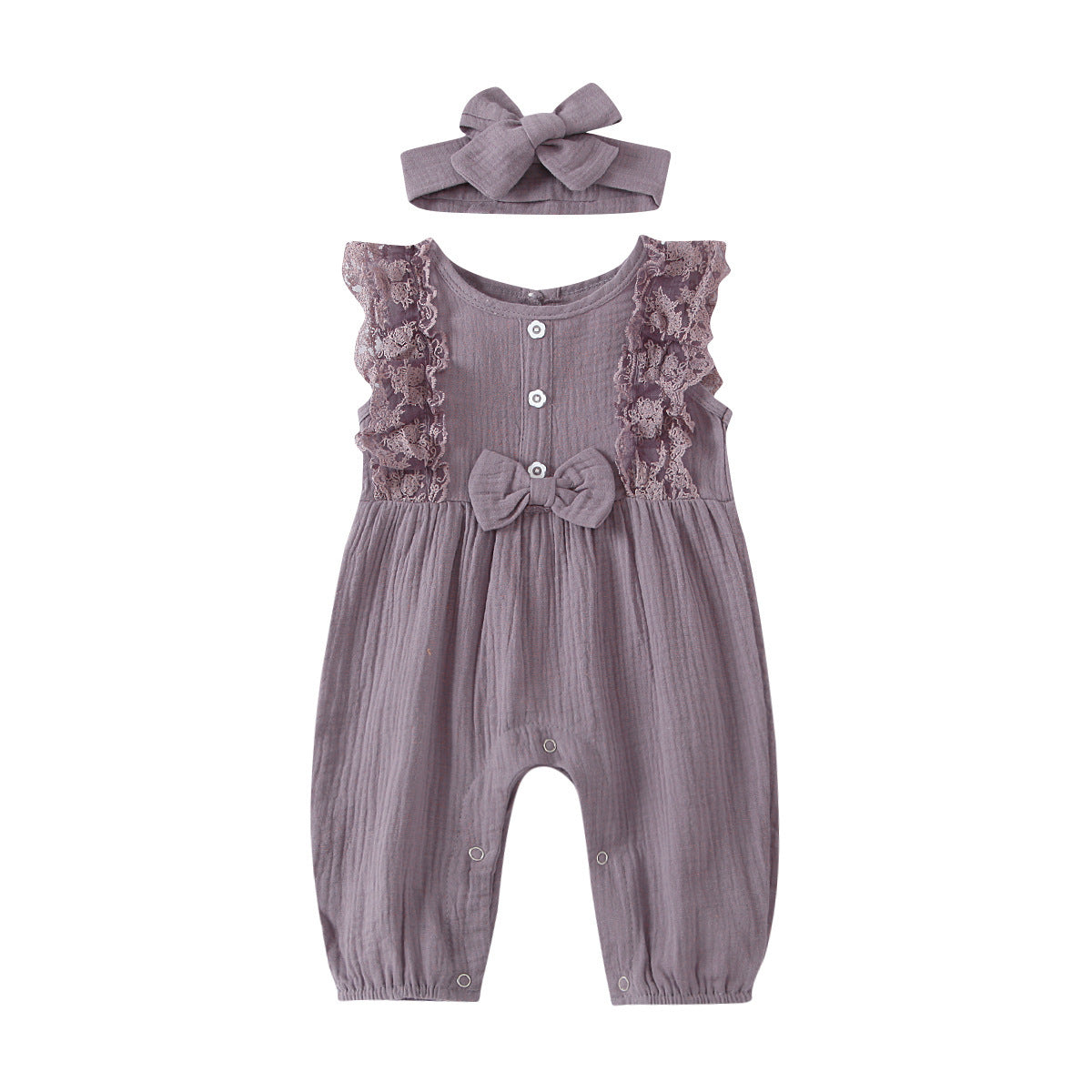 Multicolor Lace Sleeveless Romper - Cindi Book