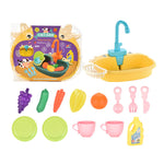 Children's Play House Electric Recirculating Water Kitchen Simulation Sink - Cindi Book