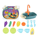 Children's Play House Electric Recirculating Water Kitchen Simulation Sink - Cindi Book