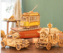 3d Three-dimensional Puzzle Model  Wooden Assembly Decompression Diy Handmade Toy - Cindi Book