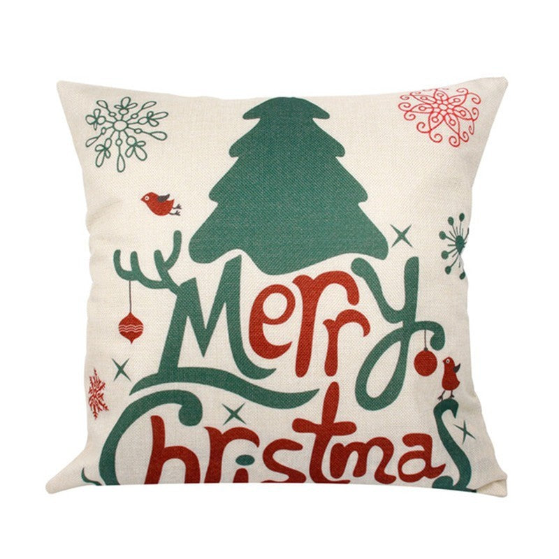 Christmas Hot-selling Home Sofa Office Creative Linen Pillowcase - Cindi Book