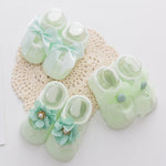 3 pairs of lace bow hole socks - Cindi Book
