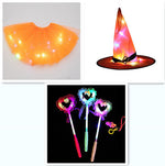Magical & Luminous  LED Princess Halloween Tutu Skirt Sequins Shiny Skirt - Cindi Book
