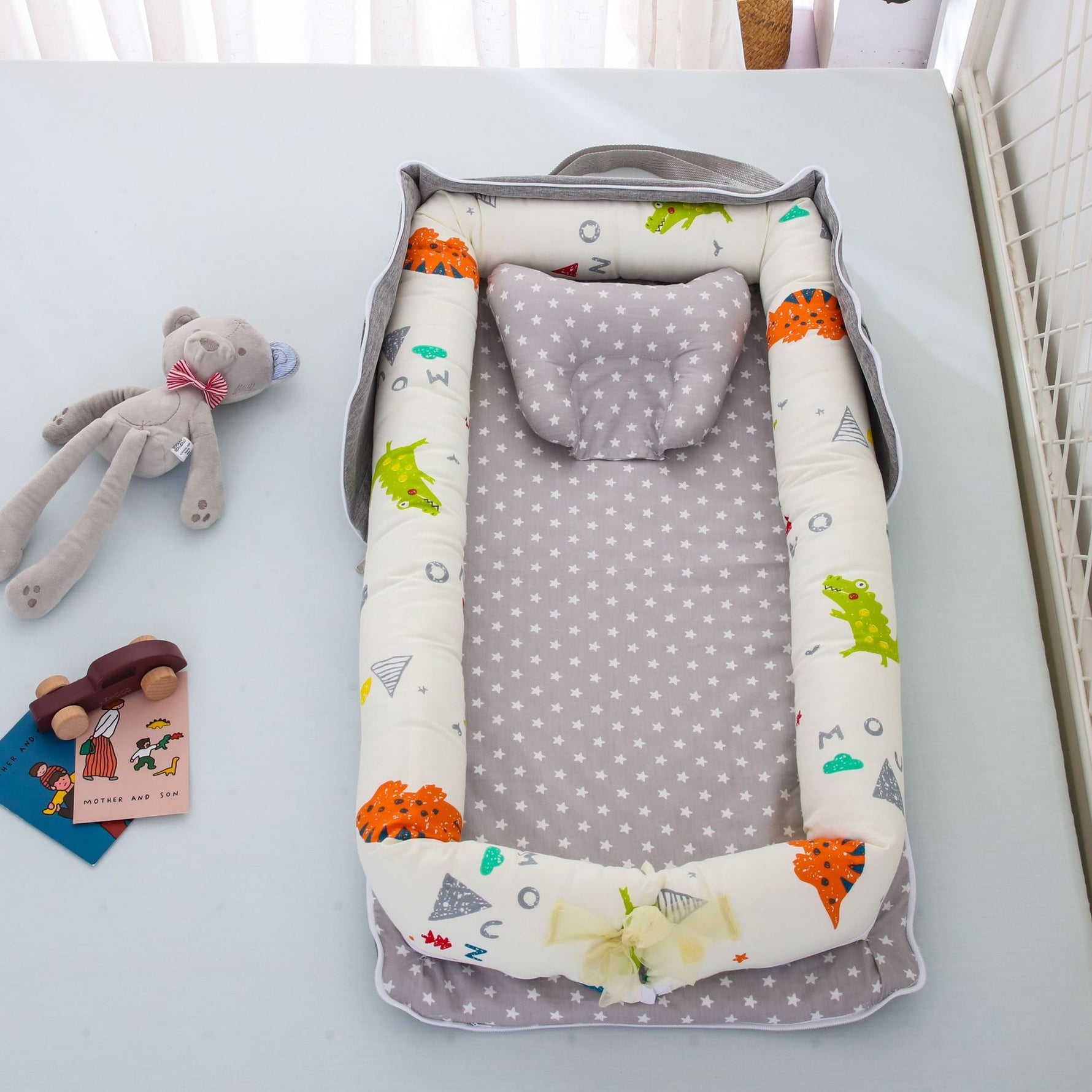 Cotton Portable Foldable Baby Bed - Cindi Book