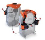 Hands-Free Shoulder Carrier with Ankle Straps and Cushioned Hip Seat Nylon Child Strap Rider travel back frame infant saddle - Cindi Book