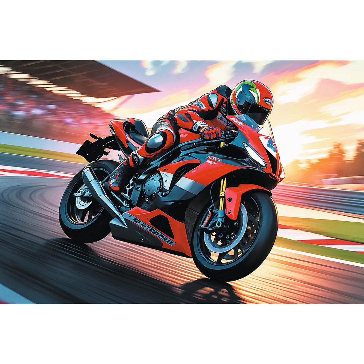Trefl Kids Fast Motorbike 100 Piece Puzzle