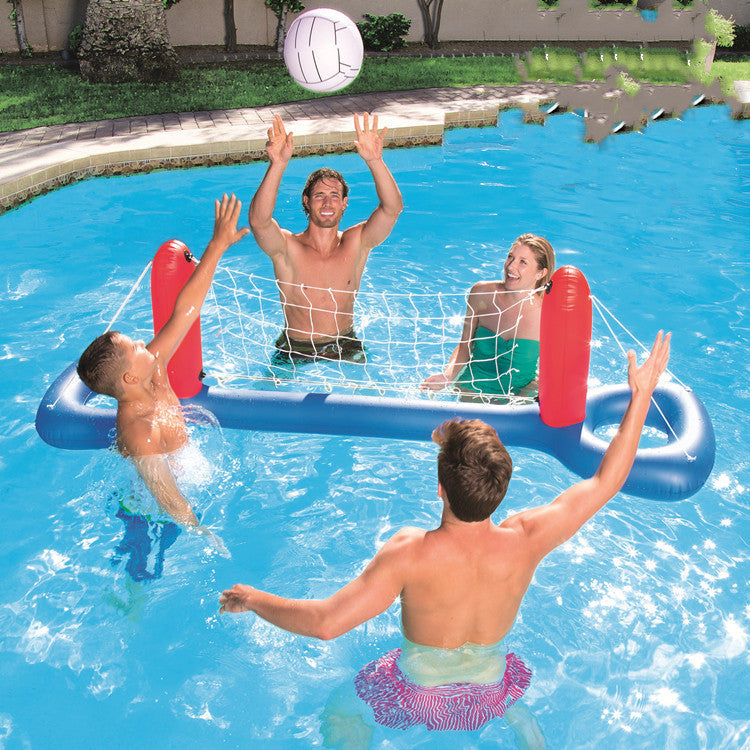 Giant Inflatable Pool Toy Volleyball Football Ball Game Swimming Game Toys Air Mattresses Large Floating Island Boat Toy Party - Cindi Book