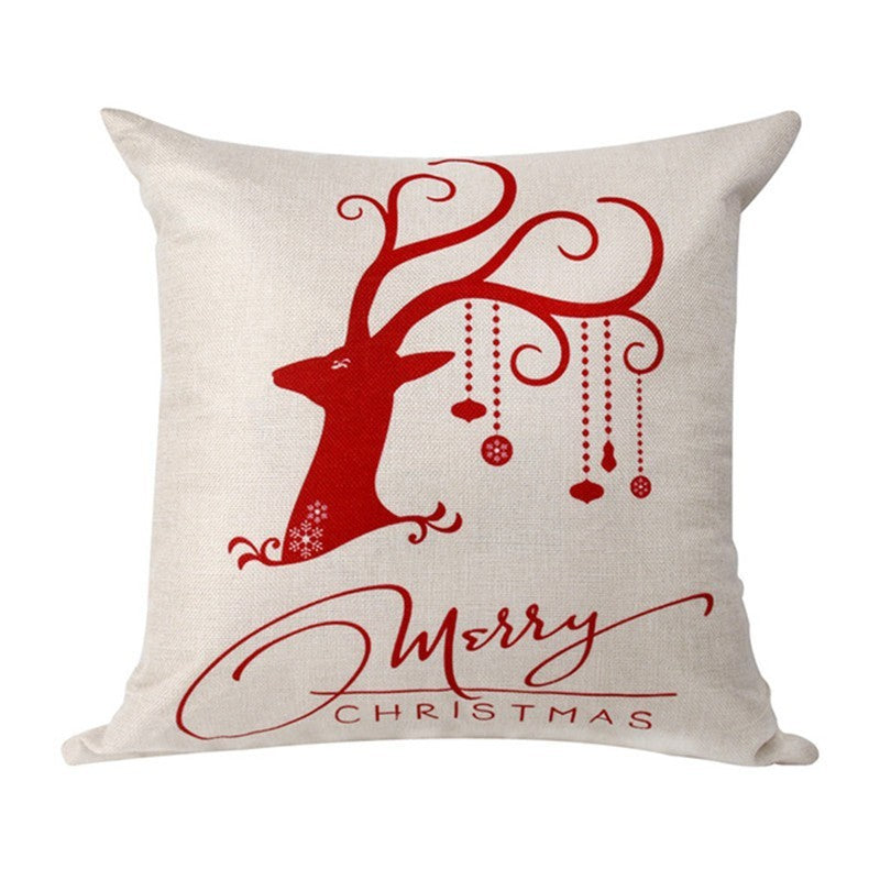 Christmas Hot-selling Home Sofa Office Creative Linen Pillowcase - Cindi Book