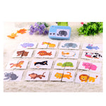 Children's Cognitive Card Iron Box Jigsaw Puzzle Matching Fruit Learning Card - Cindi Book