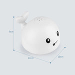 New Baby Bathroom Bath Electric Induction Whale Spray Small Toy - Cindi Book
