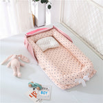 Cotton Portable Baby Crib Newborn Foldable - Cindi Book