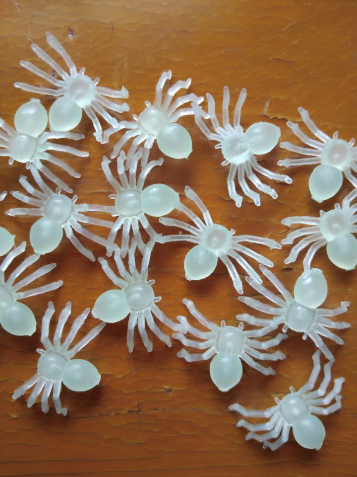 Halloween plastic spider - Cindi Book