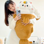 Radish Rabbit Doll Cat Pillow Toy - Cindi Book