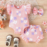 New Type Baby Sleeveless Baby Bodysuit Shorts Two-piece Set - Cindi Book