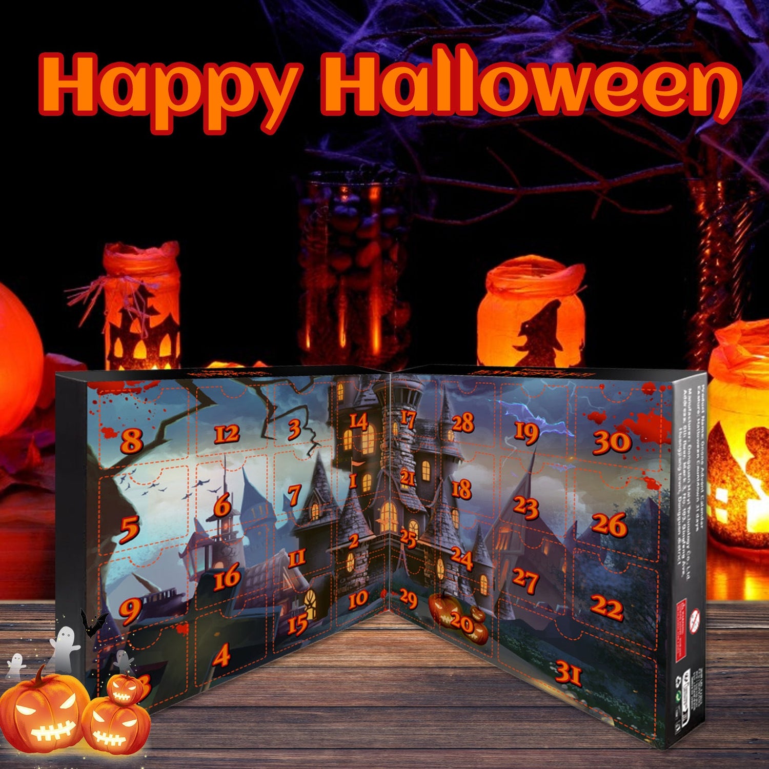 Halloween Calendar Blind Box Countdown 31 Days Children - Cindi Book