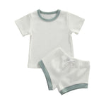 Baby Girl Boy Clothes Short Sleeve Top T shirt Shorts - Cindi Book