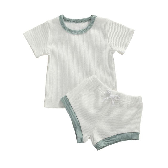 Baby Girl Boy Clothes Short Sleeve Top T shirt Shorts - Cindi Book