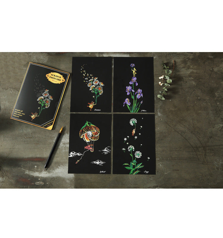Scratch painting set creative birthday gift - Cindi Book