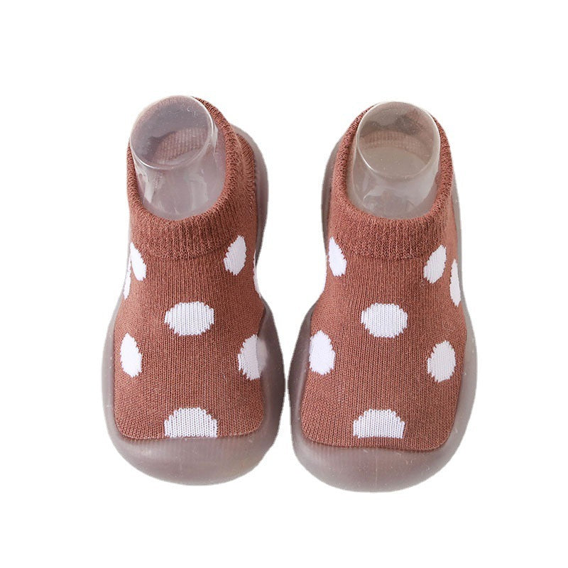 Baby Round Dot Style Comfortable Breathable Toddler Sock Shoes - Cindi Book