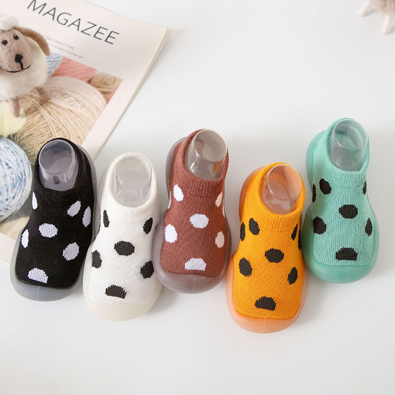 Baby Round Dot Style Comfortable Breathable Toddler Sock Shoes - Cindi Book