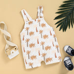 Children Straps Cropped Printed Fashion Suspender Pants - Cindi Book