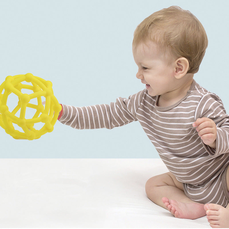 Baby Silicone Ball Newborn Soft Ball Round Hollow Small - Cindi Book
