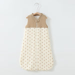 Baby Sleeping Bag Double Layer Patchwork Stand-up Collar Gauze Waistcoat Sleeping Bag - Cindi Book