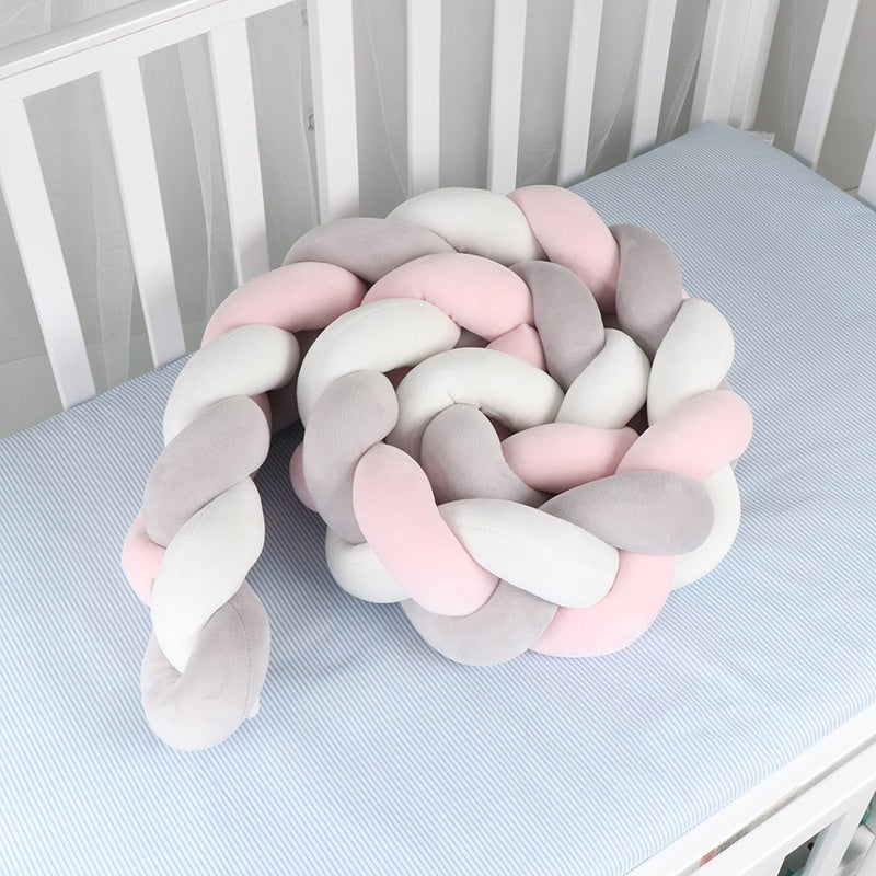 Knotted Long Pillow Three-strand Twist Spandex Bed Fence Baby - Cindi Book