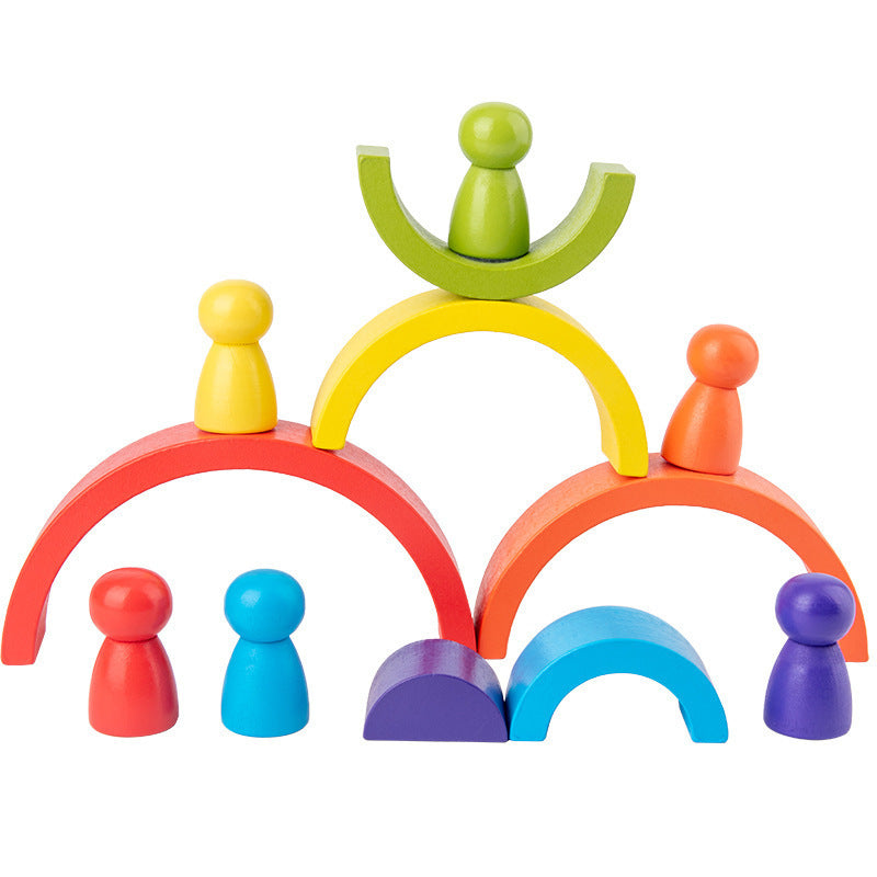 Rainbow arched building blocks - Cindi Book