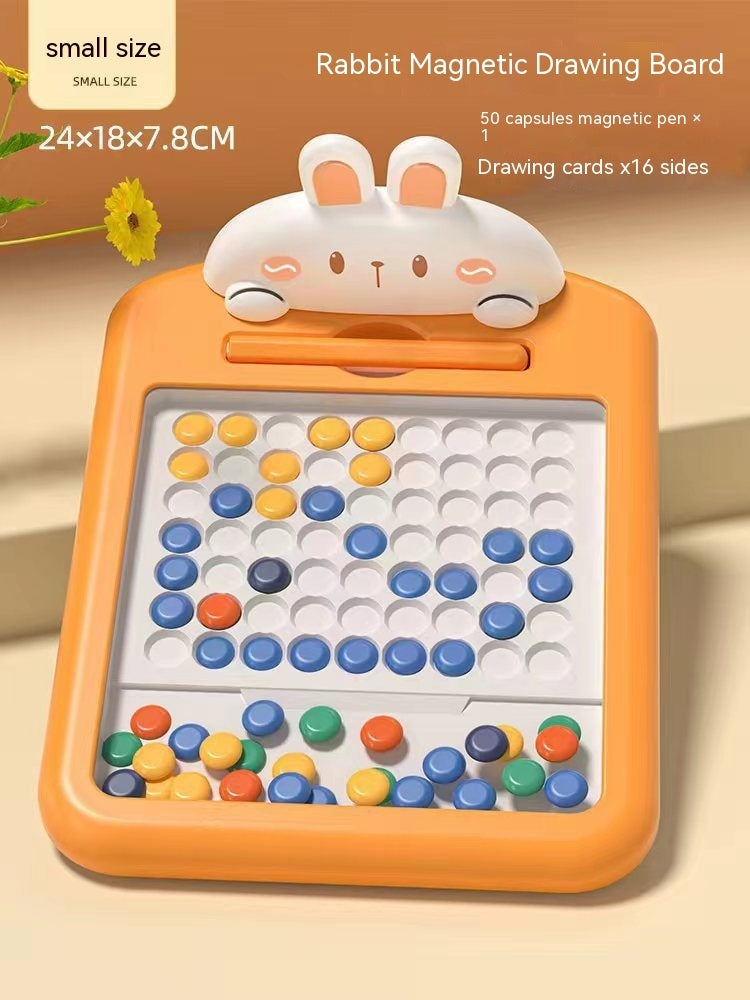 Rabbit Magnetic Drawing Board Puzzle Toys Early Education Children's Toys - Cindi Book