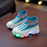 Children's LED light breathable sneakers - Cindi Book
