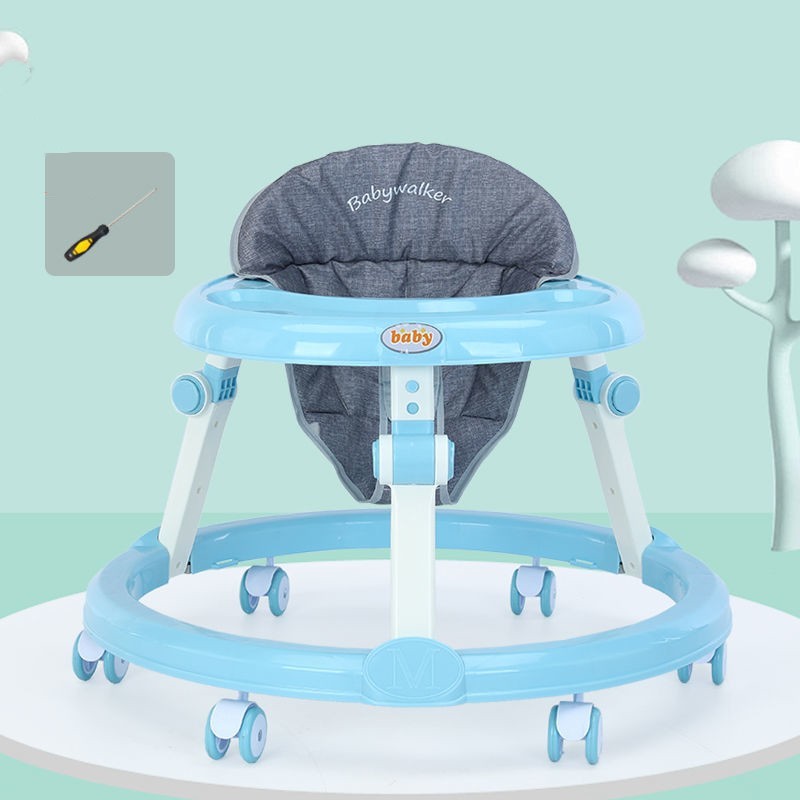 Baby Walker Anti-O-leg Baby Multifunctional Anti-rollover - Cindi Book