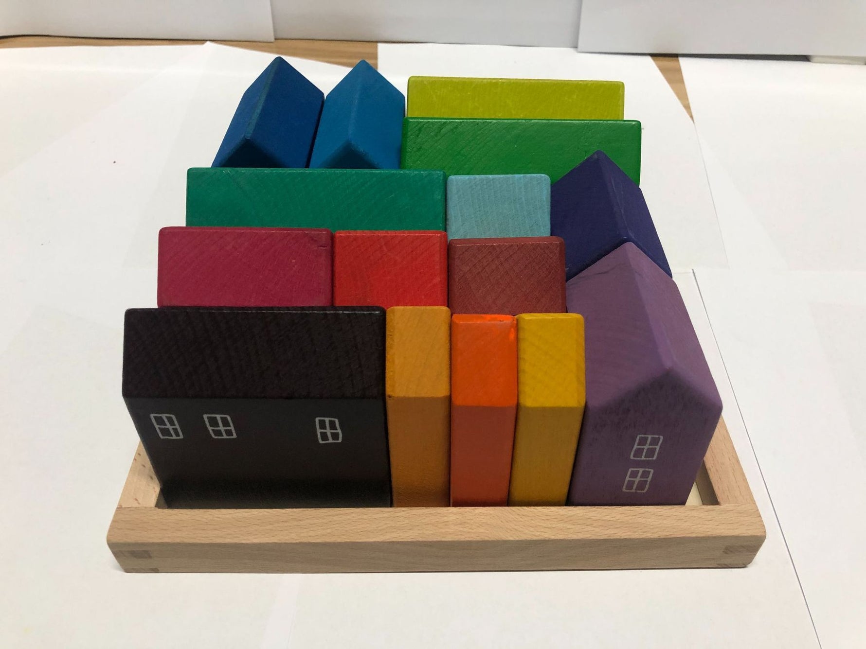 Early education stacking high blocks - Cindi Book