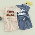 Children's Waffle Short Sleeve Suit - Cindi Book