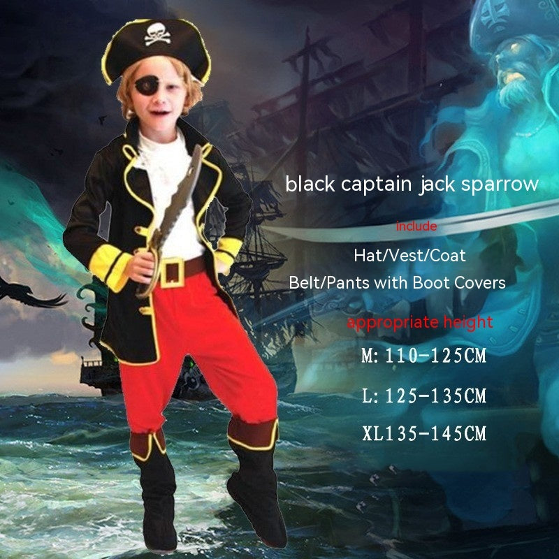 Children's Pirate Costume Costume Cosplay Role Play Party - Cindi Book