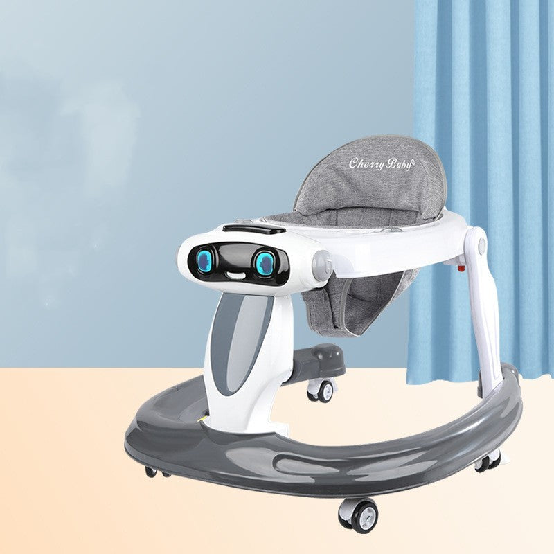 Baby Walker Anti-O-leg Baby Children's Multi-functional Anti-rollover Walker - Cindi Book