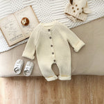 Knitted Thickened Rompers Newborn Winter Clothes Sweater Romper - Cindi Book